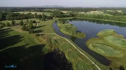 video drone du golf du gouverneur, monthieux