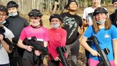 Parkattak, laser-game en extérieur, Lac de Vassivière