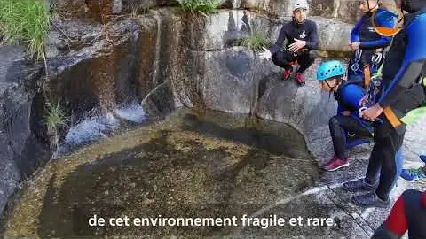 Canyoning: fun and environmentally friendly