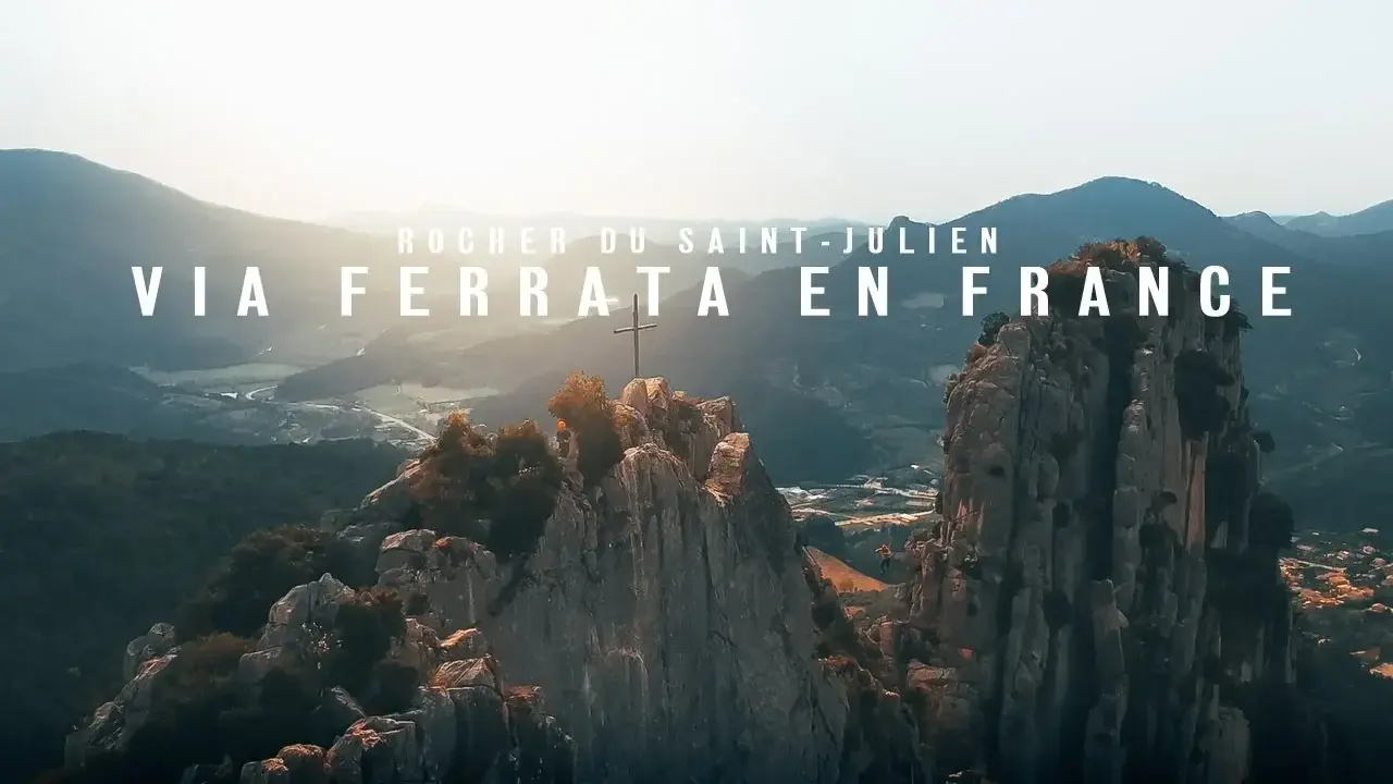 VIA FERRATA EN FRANCE | Rocher du Saint-Julien à Buis Les Baronnies | GoPro