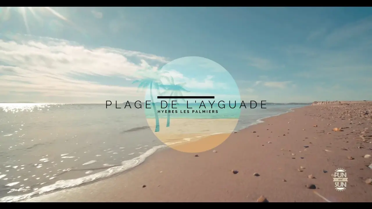 la plage de l'ayguade comme si vous y étiez...