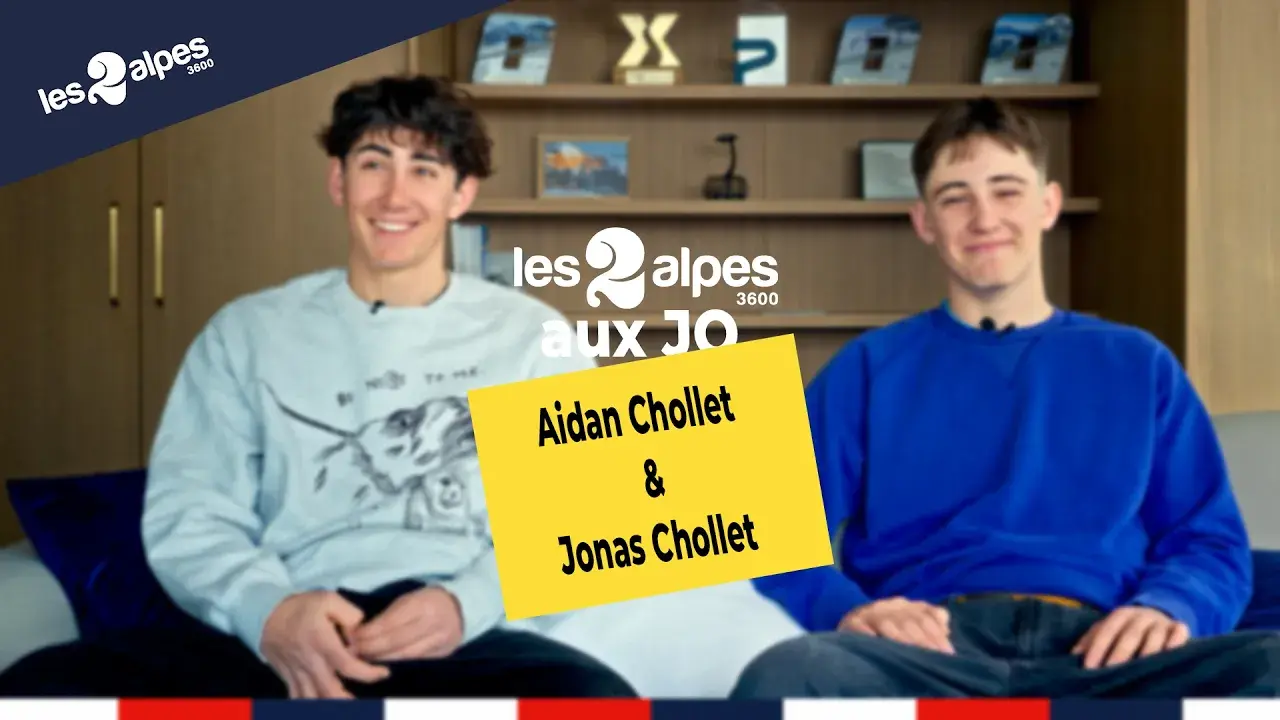 Les 2 Alpes à Milano Cortina  - Aïdan Chollet & Jonas Chollet