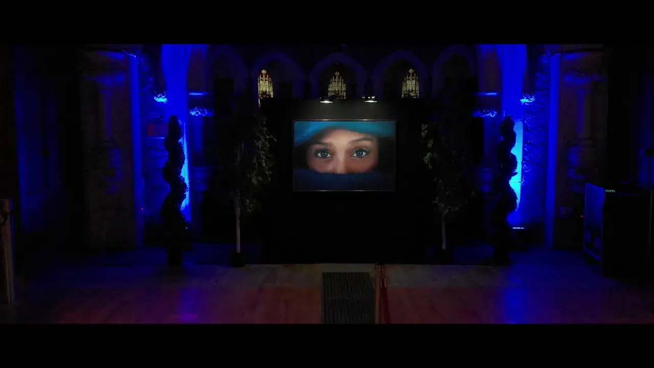 une expo temporaire à l'église anglicane