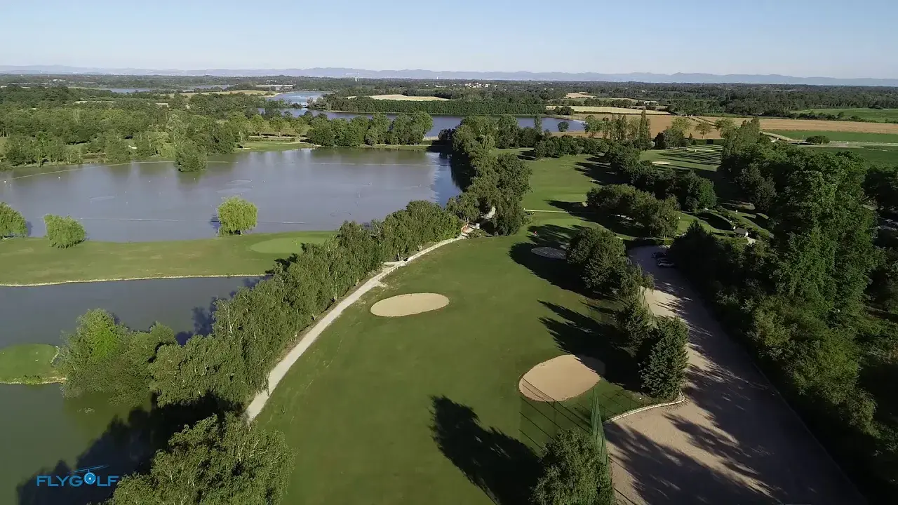 Golf Le Clou - Villars Les Dombes - Ain - Lyon - Rhône-Alpes - Vidéo aérienne