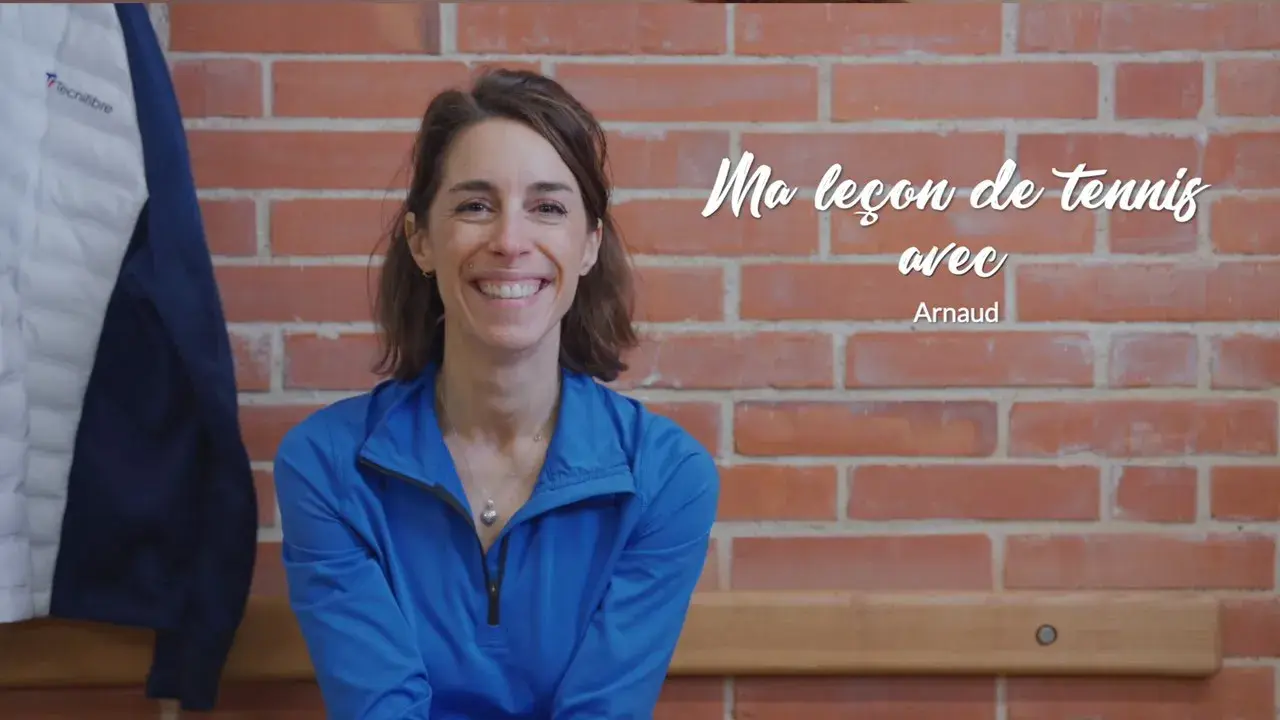 Ma première leçon de tennis