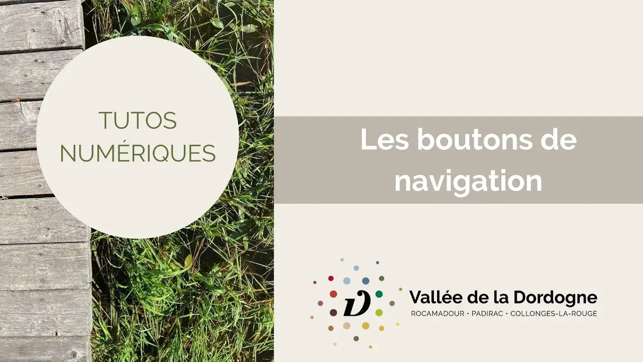 Les boutons de navigation