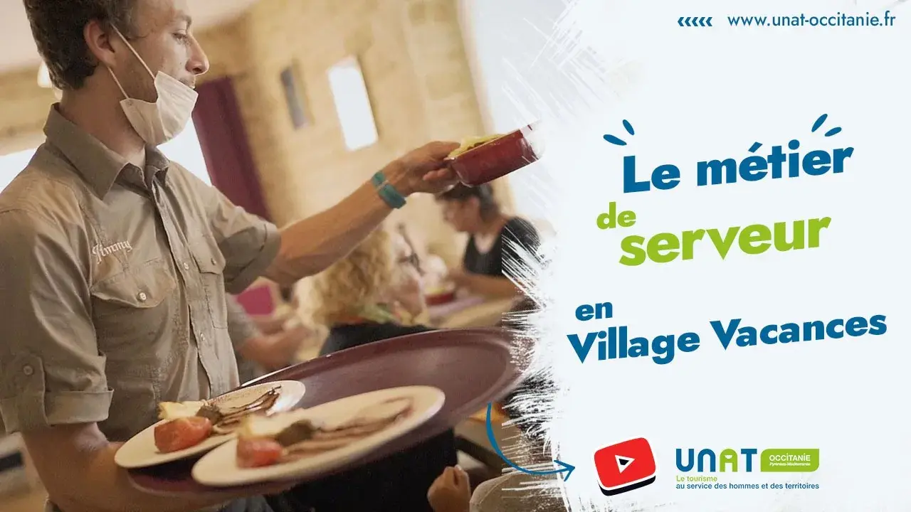 Découvrez le métier de serveur en Village Vacances avec Arthur / Responsable de salle à "Le Terrou"