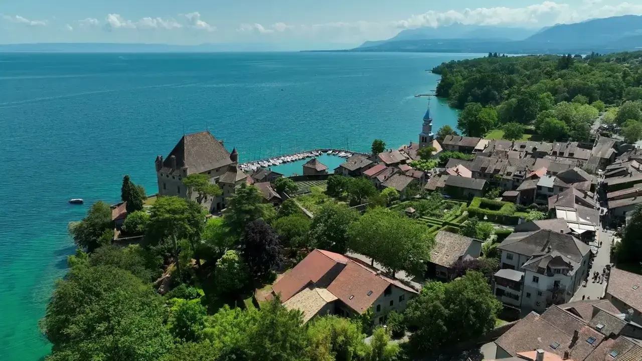 vidéo drone d'yvoire