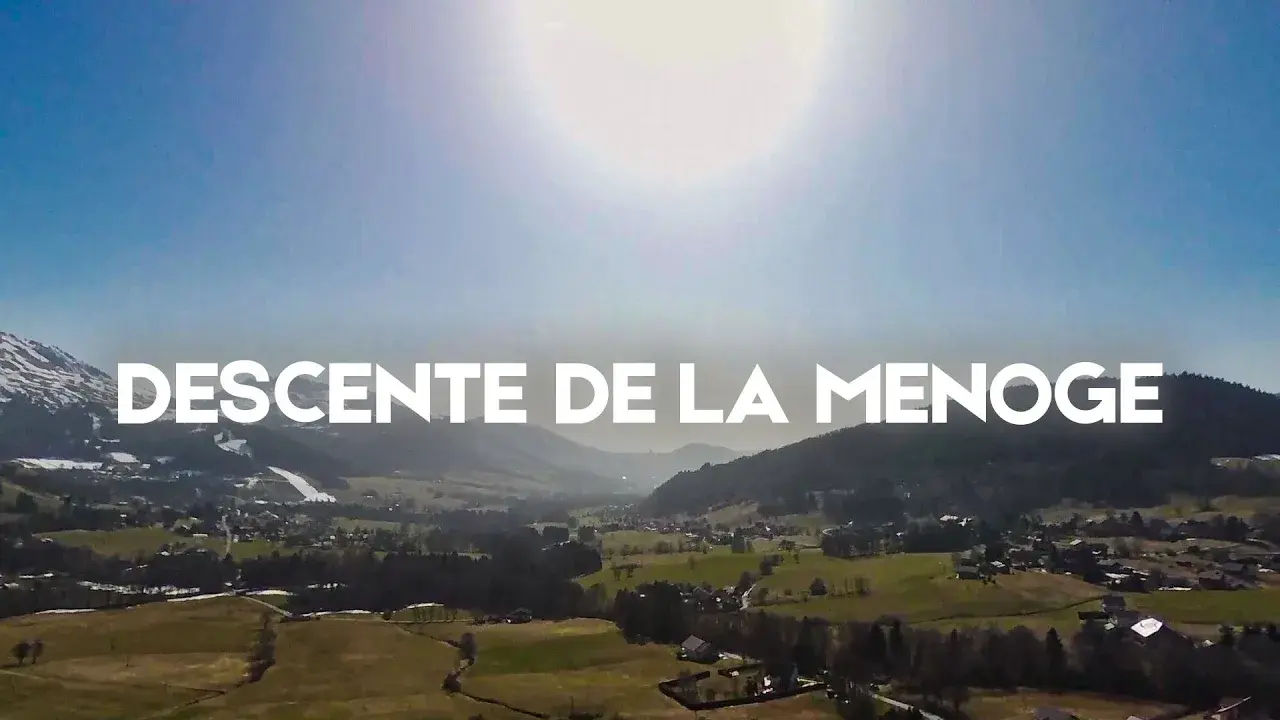 video descente vtt le long de la menoge