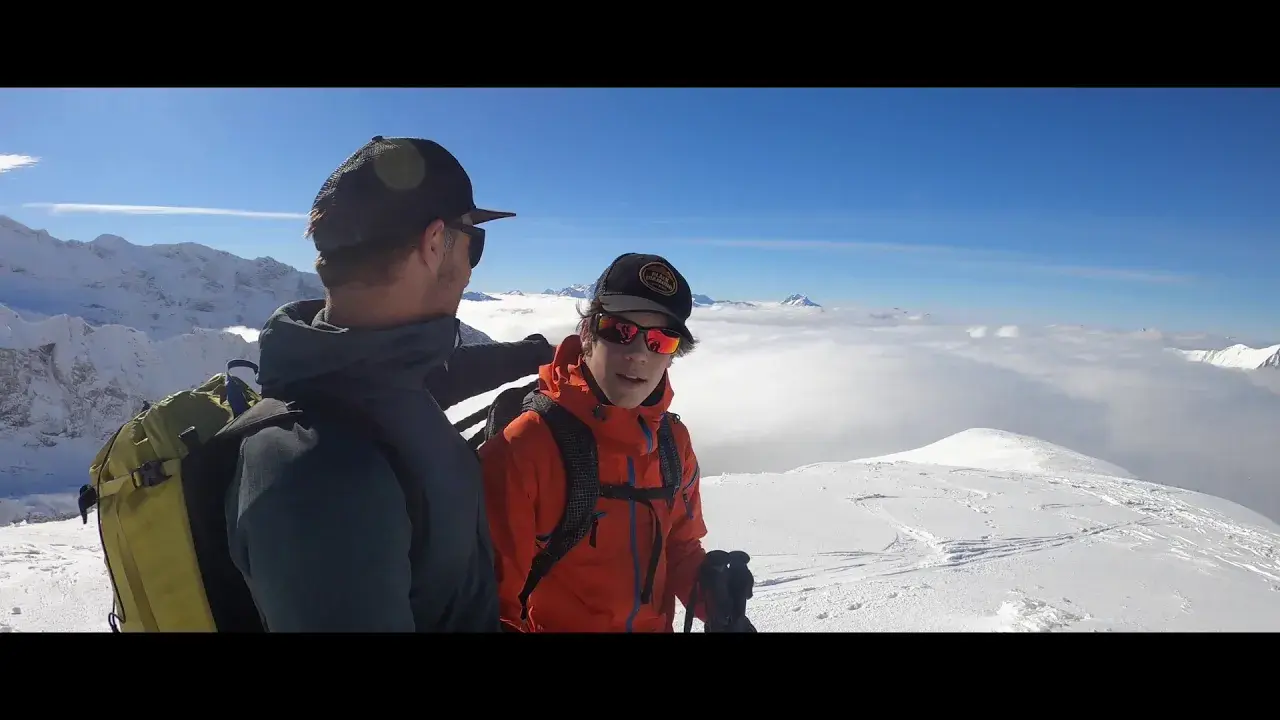 montée à bostan en ski de randonnée