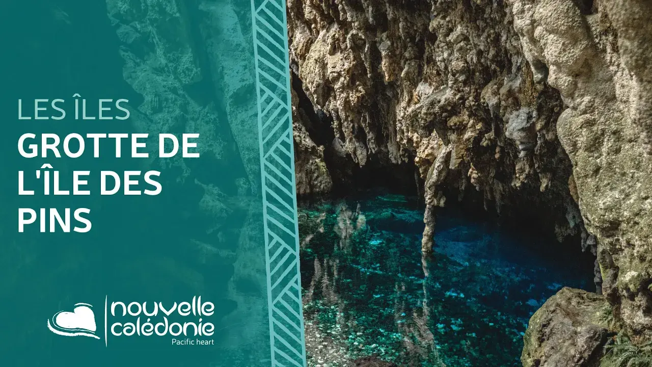 vidéo grotte de la troisième ile des pins
