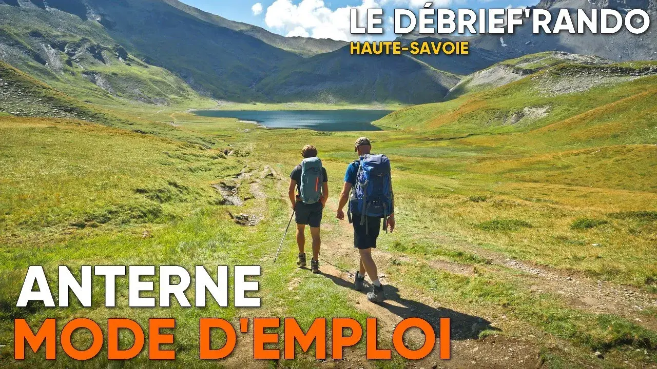 randonnée vers le lac d'anterne