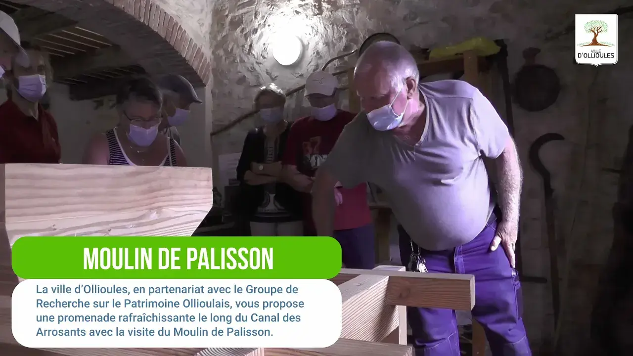 découverte : visite du moulin de palisson et du canal des arrosants