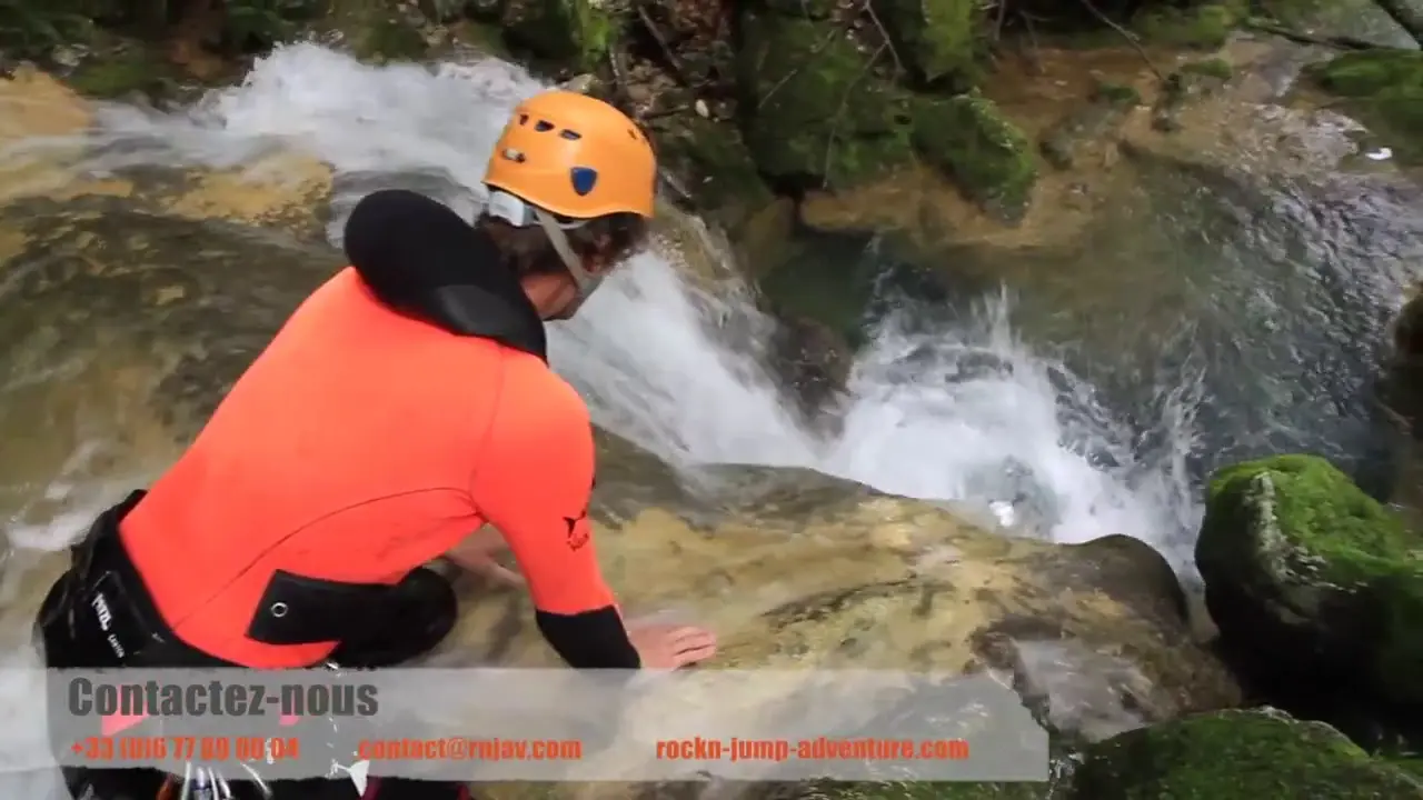 canyoning à saint claude dans le jura