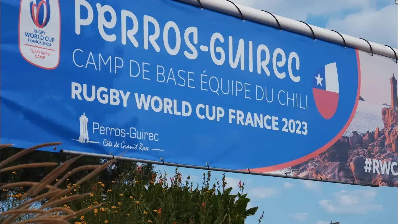 Perros-Guirec : camp de base du Chili pendant la Coupe du Monde de Rugby 2023