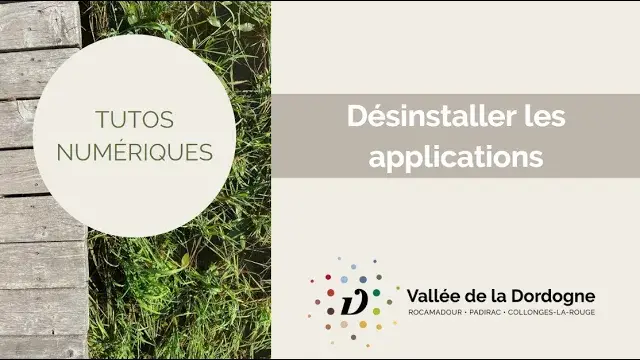 Désinstaller des applications