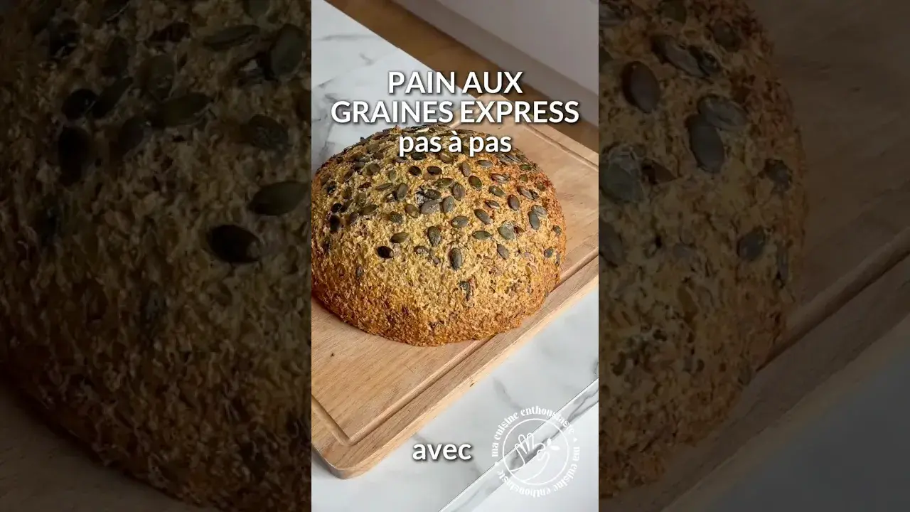 Recette Pain aux graines express - Pas à Pas