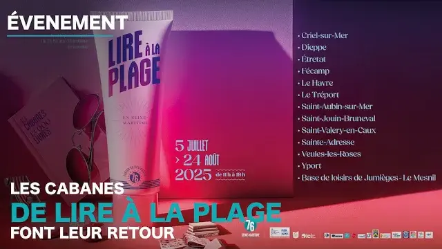 Les cabanes Lire à la Plage font leur retour