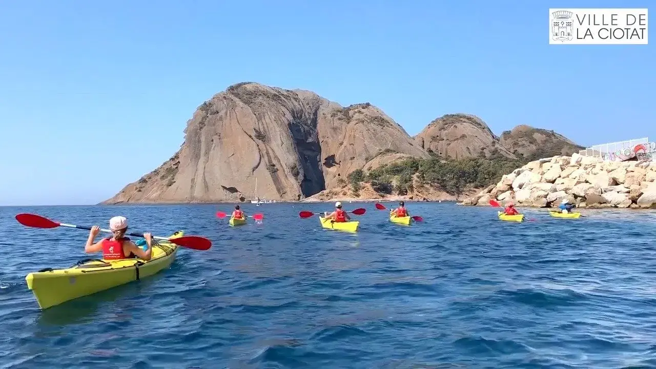 kayak encadrée journée - la ciotat
