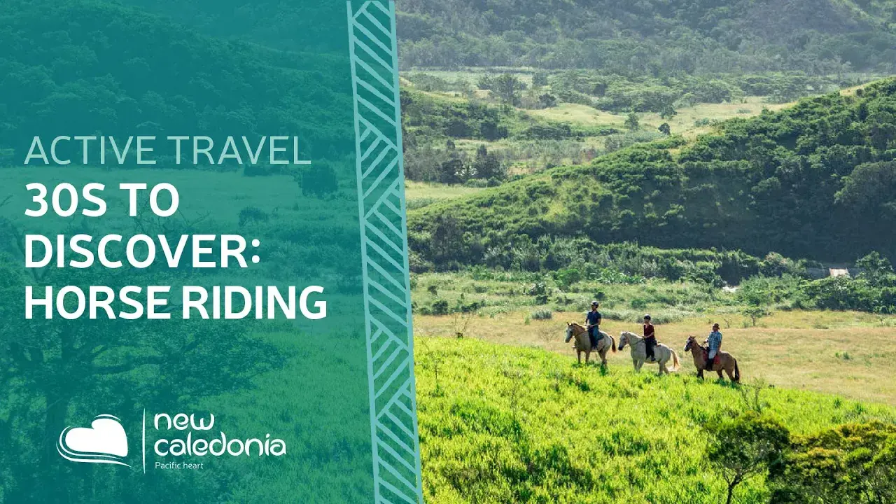 30 seconds to discover : Horseback riding in New Caledonia