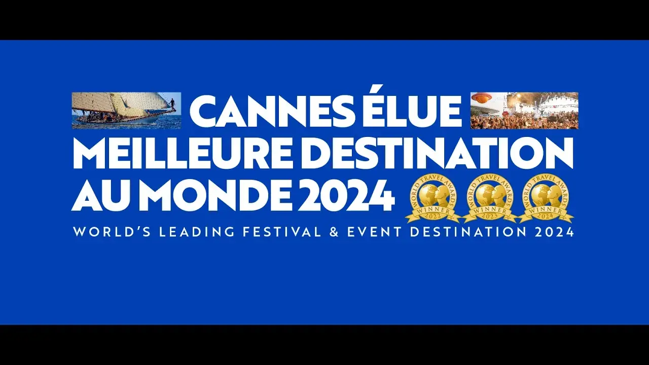 Cannes élue Meilleure Destination au Monde 2024, pour les Festivals & Événements