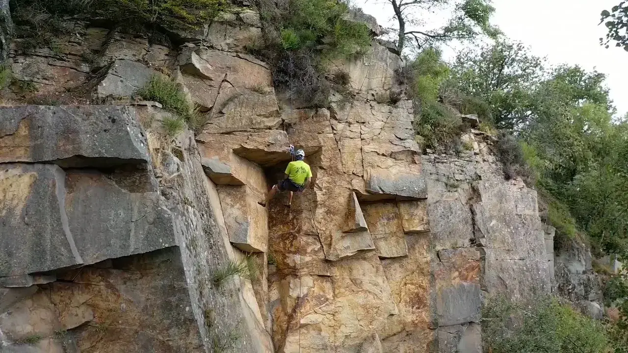 Escalade dans la Creuse