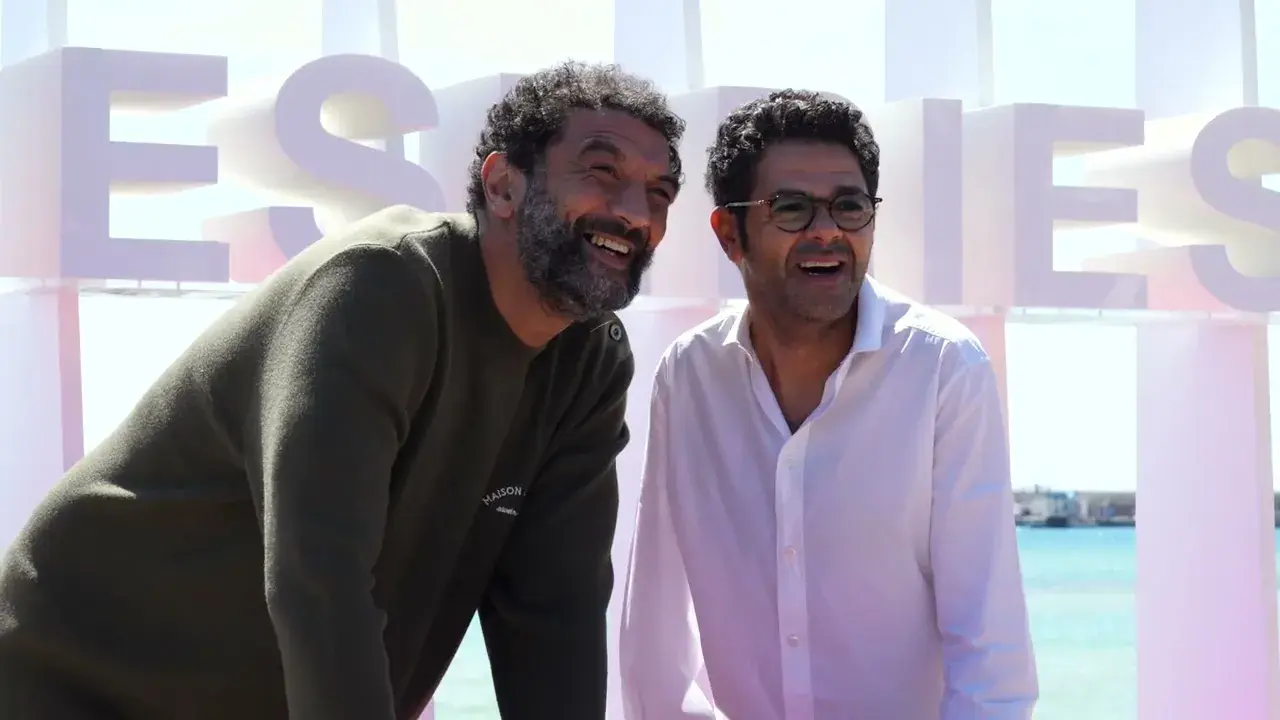 Jamel Debbouze et Ramzy Bedia marquent Cannes de leurs empreintes