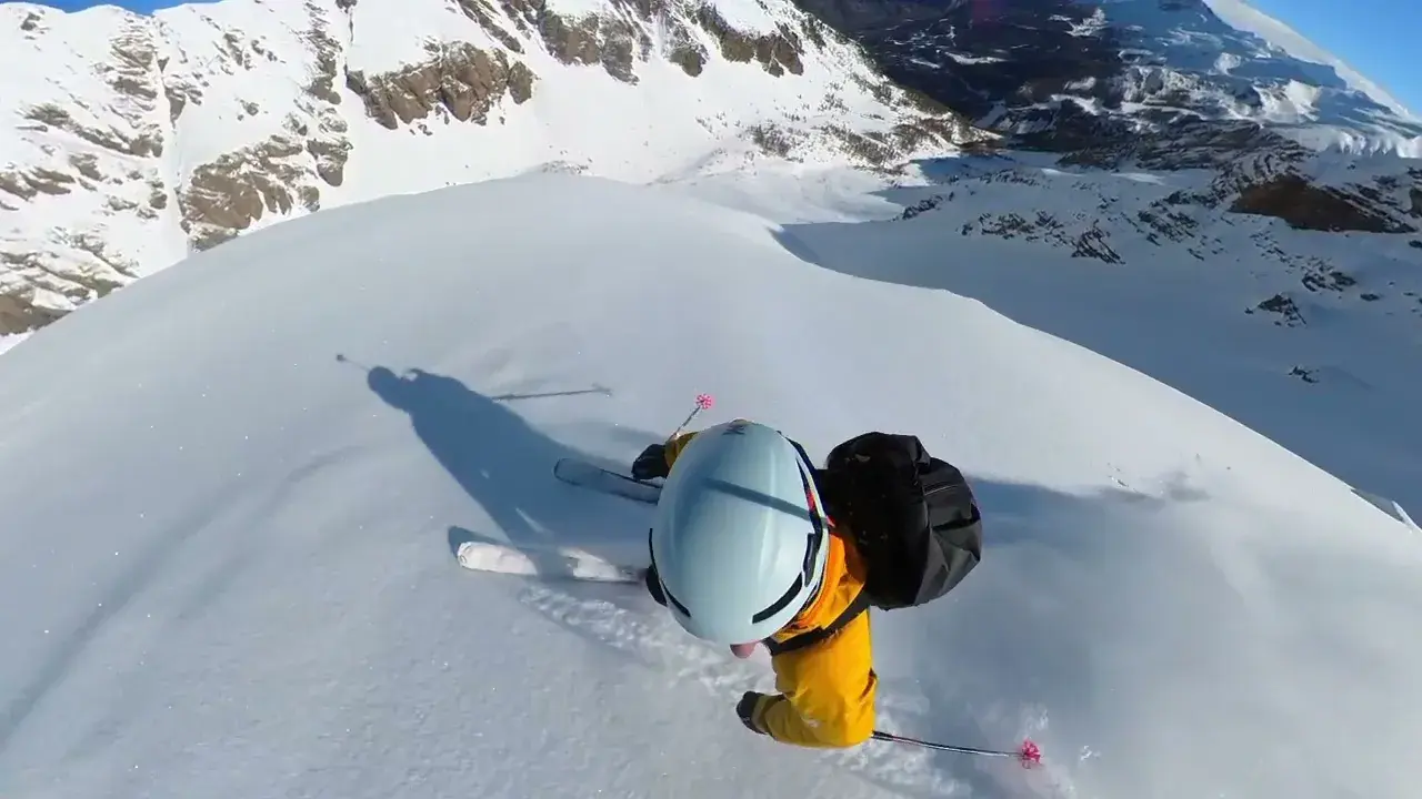 ski de rando hautes-alpes | face nord du silhourais en freerando