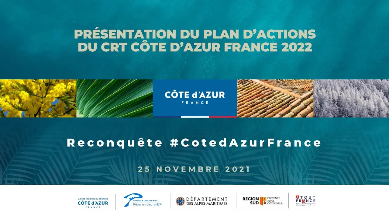Présentation du Plan d’Actions 2022 du CRT Côte d’Azur France