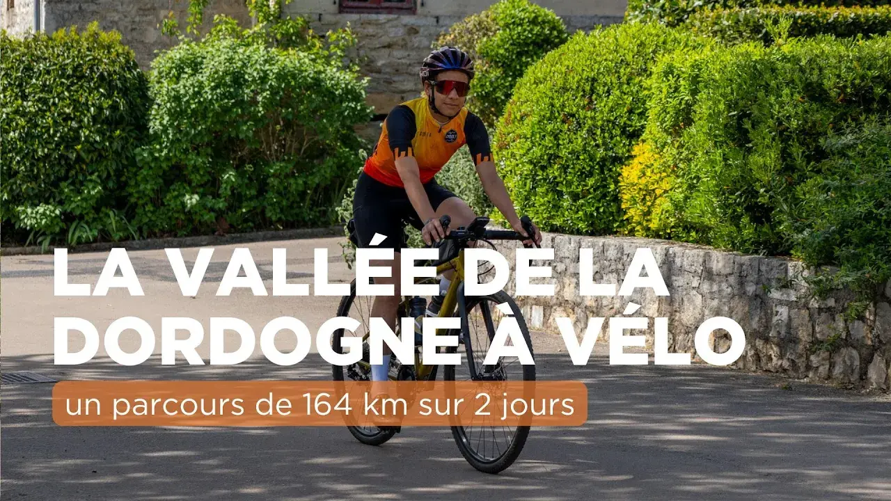 Circuit à vélo des plus beaux villages dans la vallée de la Dordogne