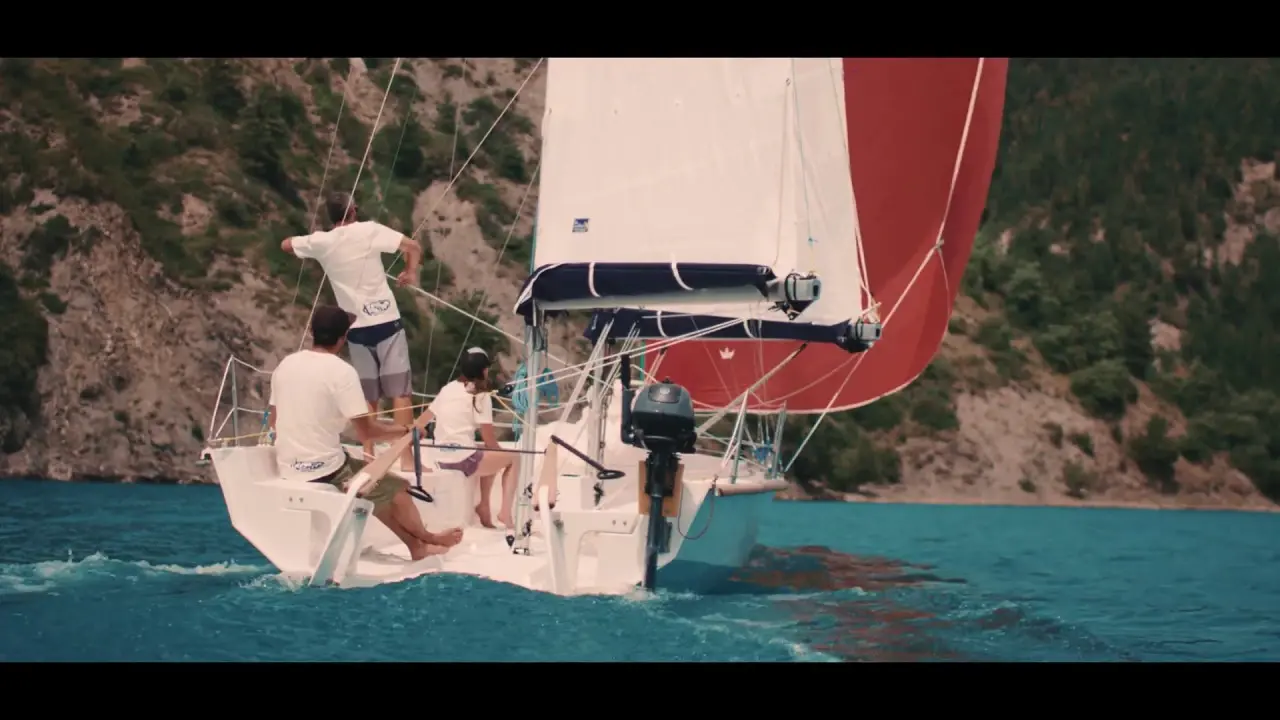 sortie voilier sur le lac de serre-ponçon