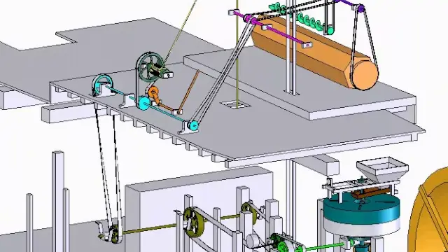 moulin de lançay en 3d - questembert - morbihan - bretagne sud