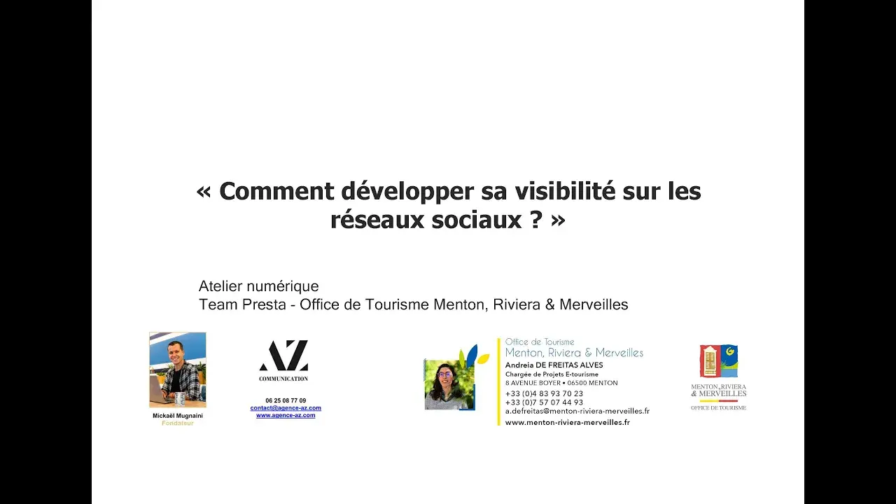 Replay : Comment développer sa visibilité sur les réseaux sociaux ?