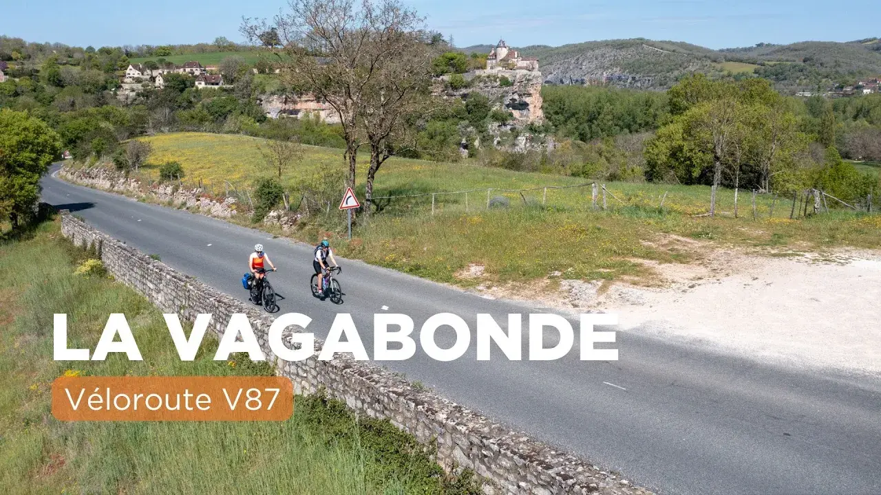 Véloroute V87 " La Vagabonde" — Traversée du département du Lot