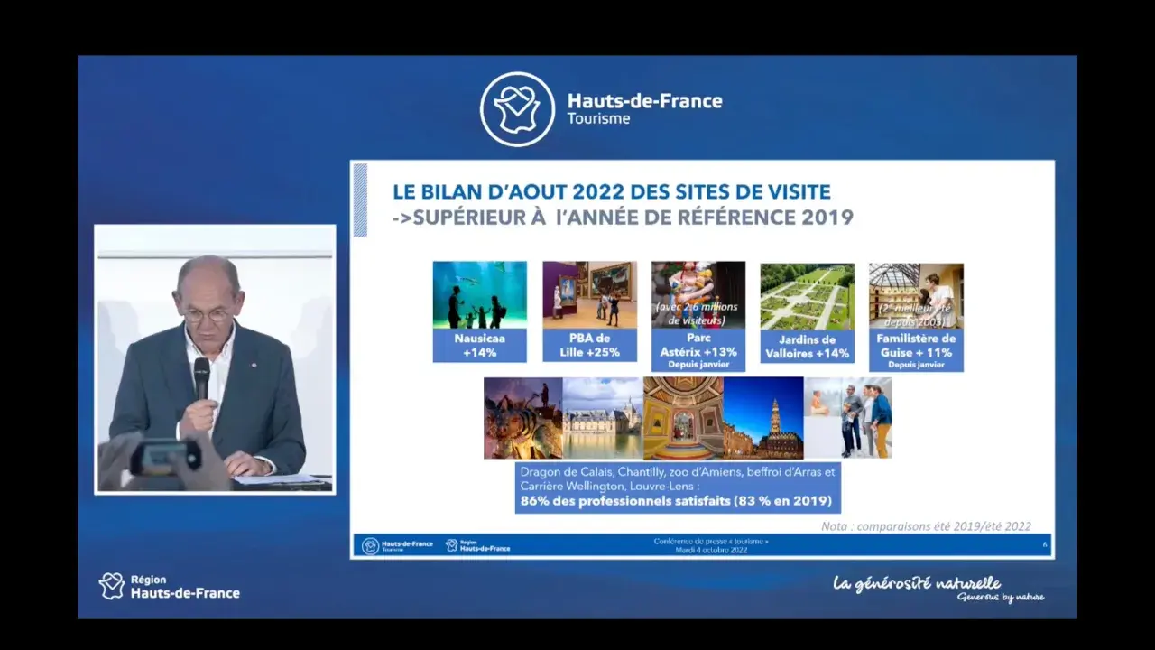 Conférence de presse Tourisme - Xavier Bertrand - Daniel Fasquelle