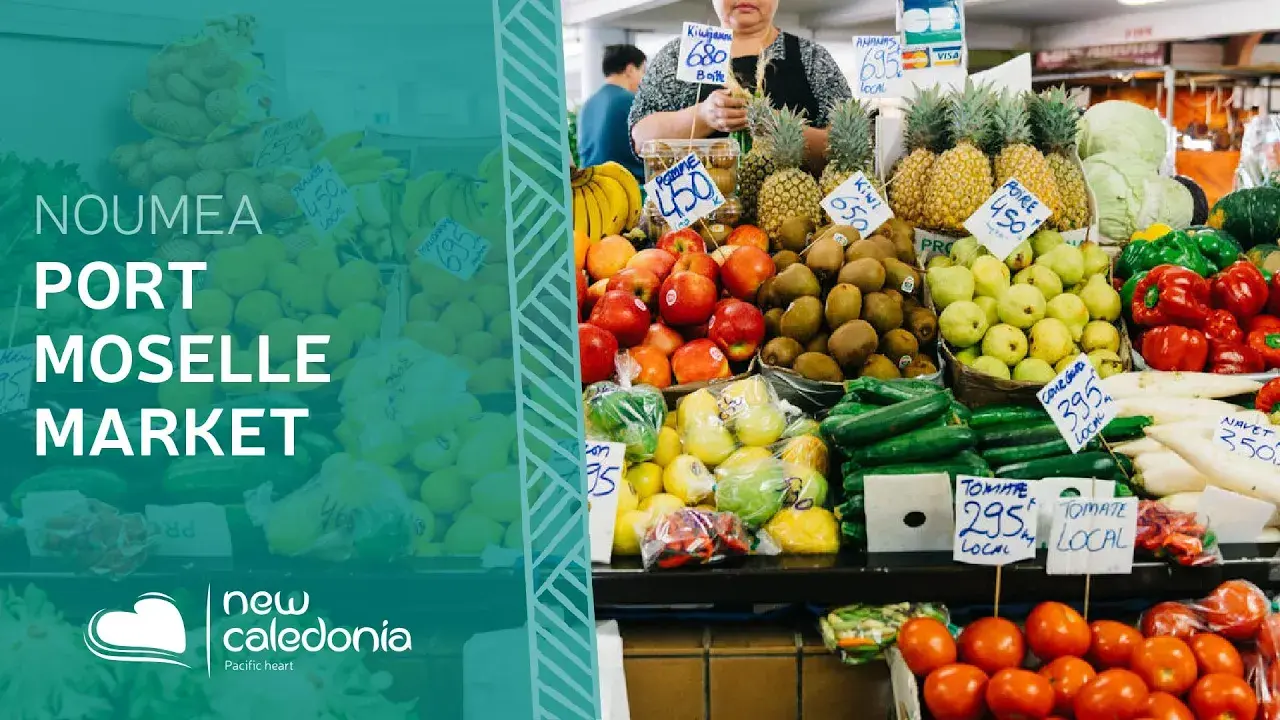 Moselle market in Nouméa