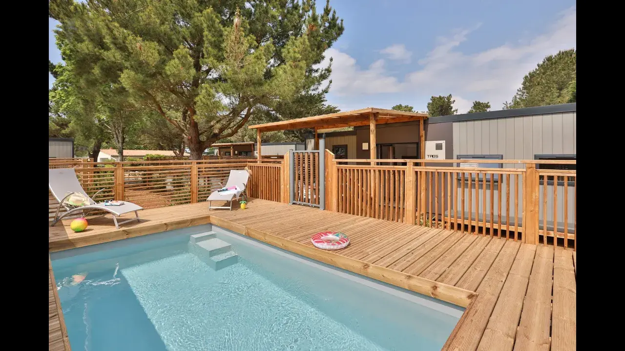 taos prestige avec piscine privative - camping les peupliers**** (ile de ré)