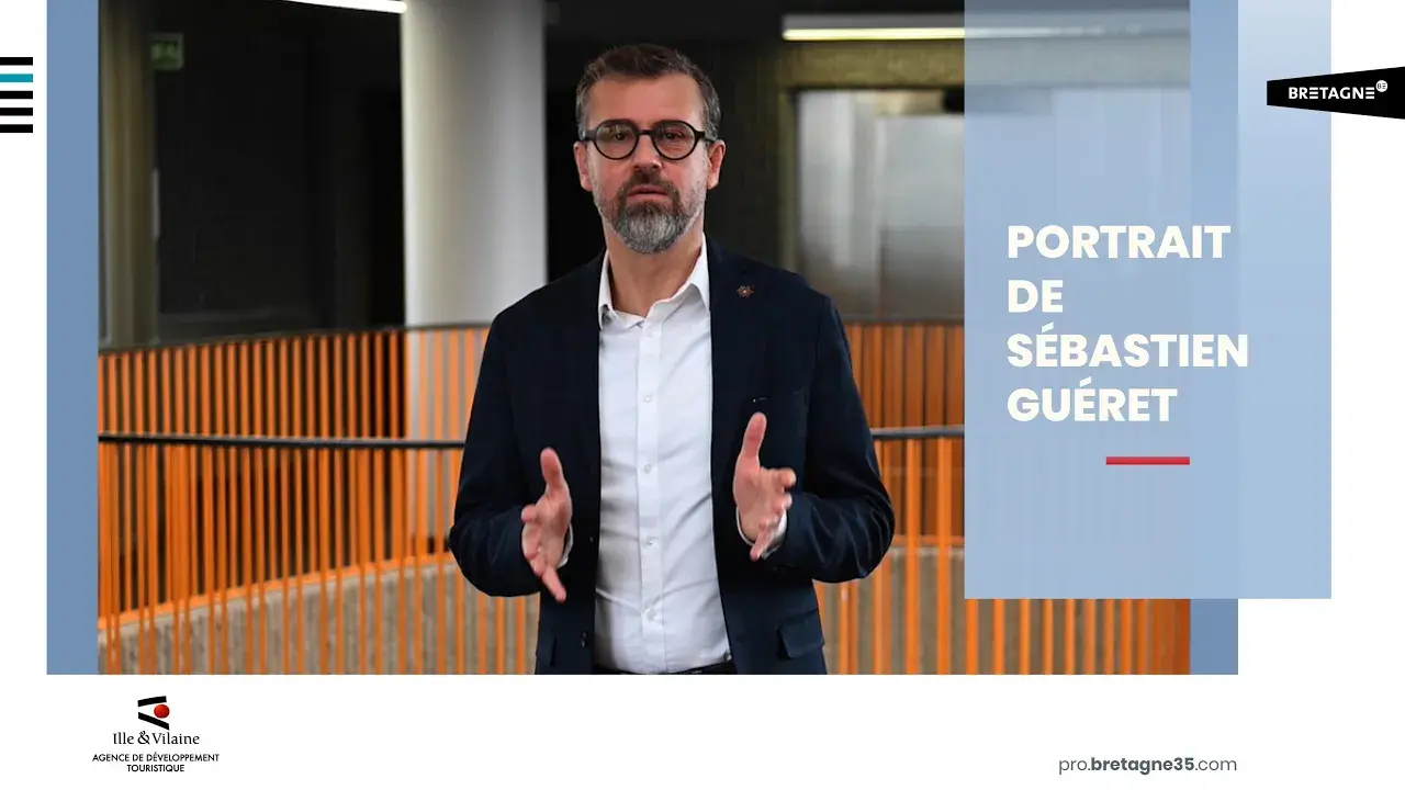 Portrait de Sébastien Guéret, Président de l'Agence de développement touristique