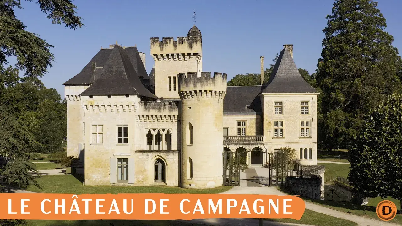 Le Château de Campagne et son Domaine - Drone - Documentaire Aérien 4k - Aerial Footage 4k