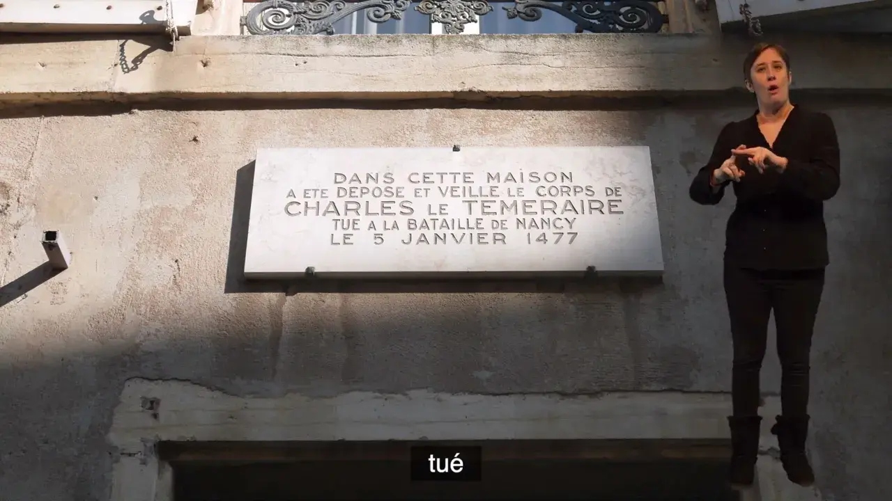 La plaque 1477, Grande rue