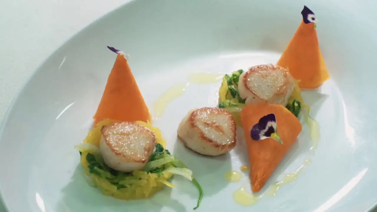 Recette de Noix de Coquilles Saint-Jacques rôties - Le Figuier de Saint-Esprit