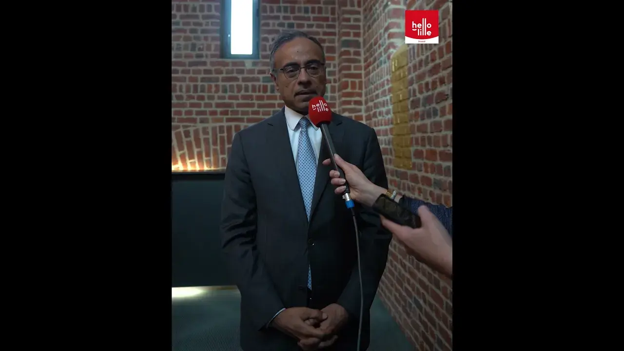 L'Ambassadeur d'Inde en France à la découverte de l'écosystème tech de Lille Métropole !