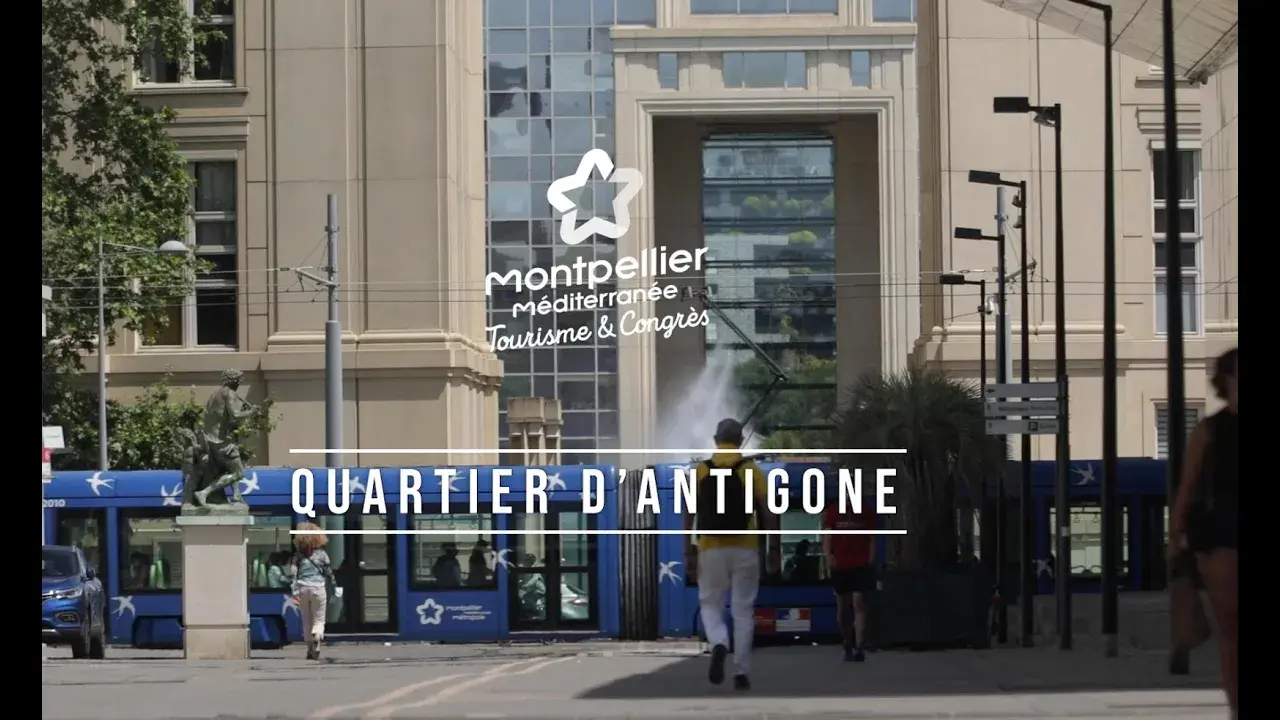 Le quartier Antigone à Montpellier
