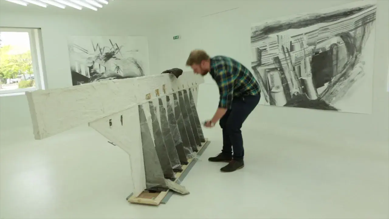 Des artistes sur une île