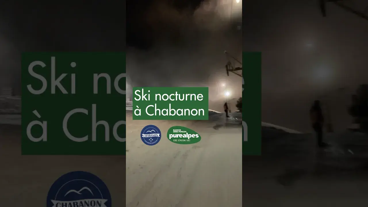 ski nocturne à chabanon
