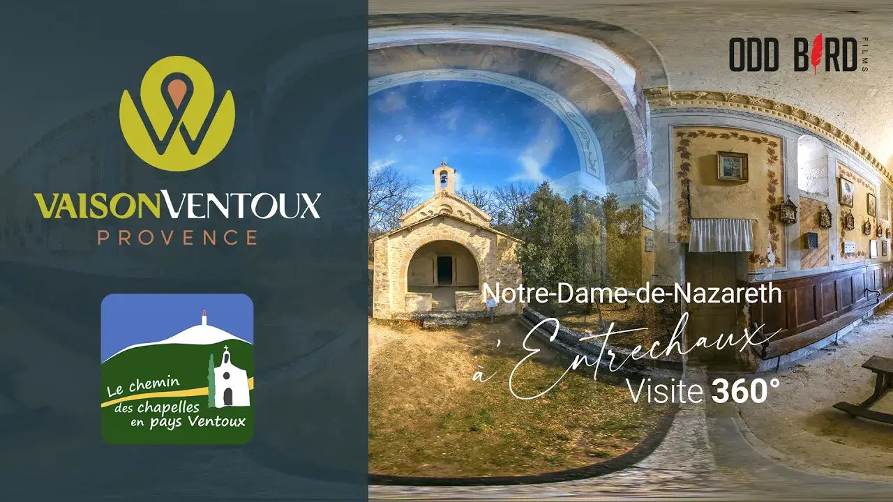 De kapel Chemin des Chapelles en Pays Ventoux - Entrechaux