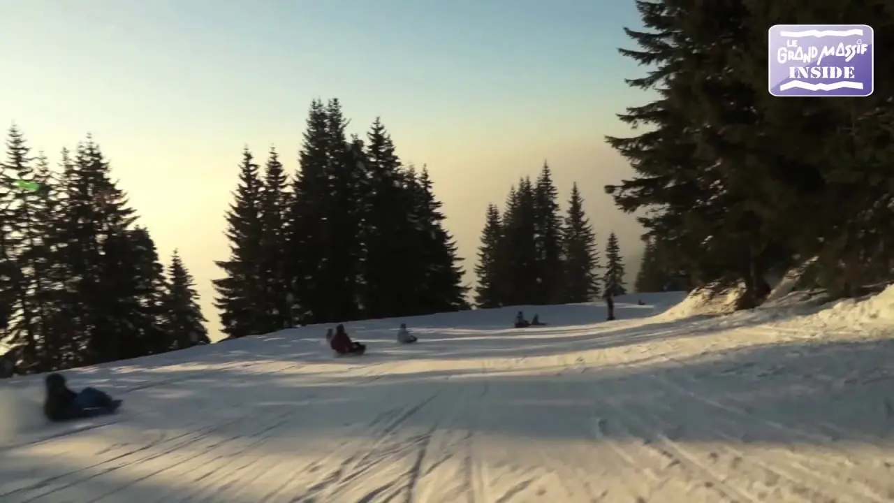 descente en luge de la marvel