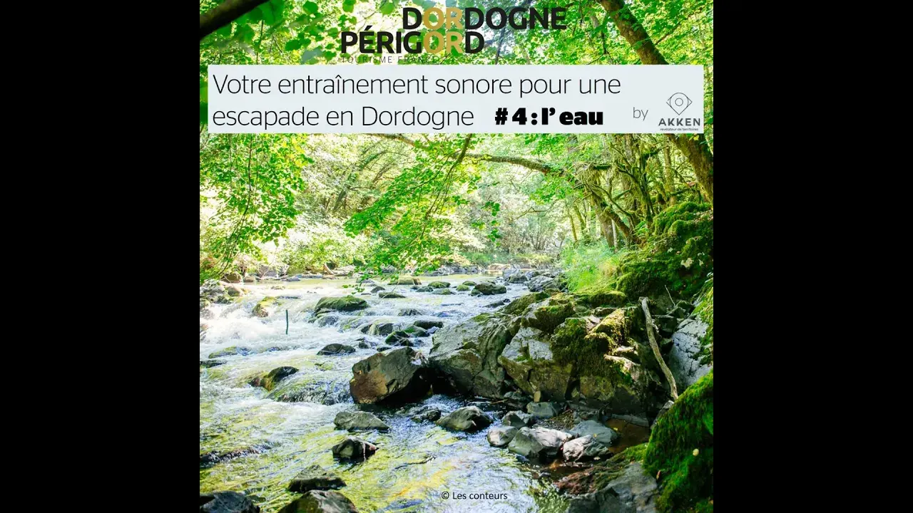 La douceur des bruits de l'eau