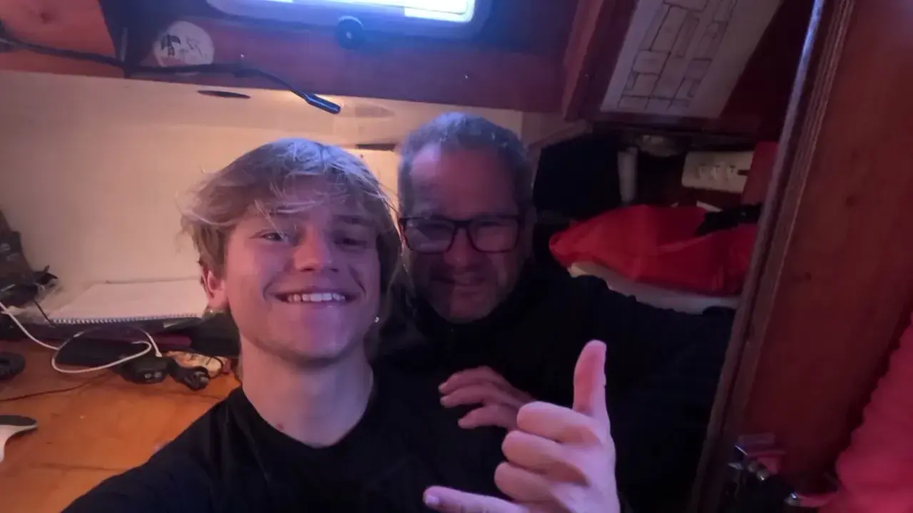 lundi 10 juin à bord du Kriter VIII avec les élèves du lycée maritime et aquacole de La Rochelle.