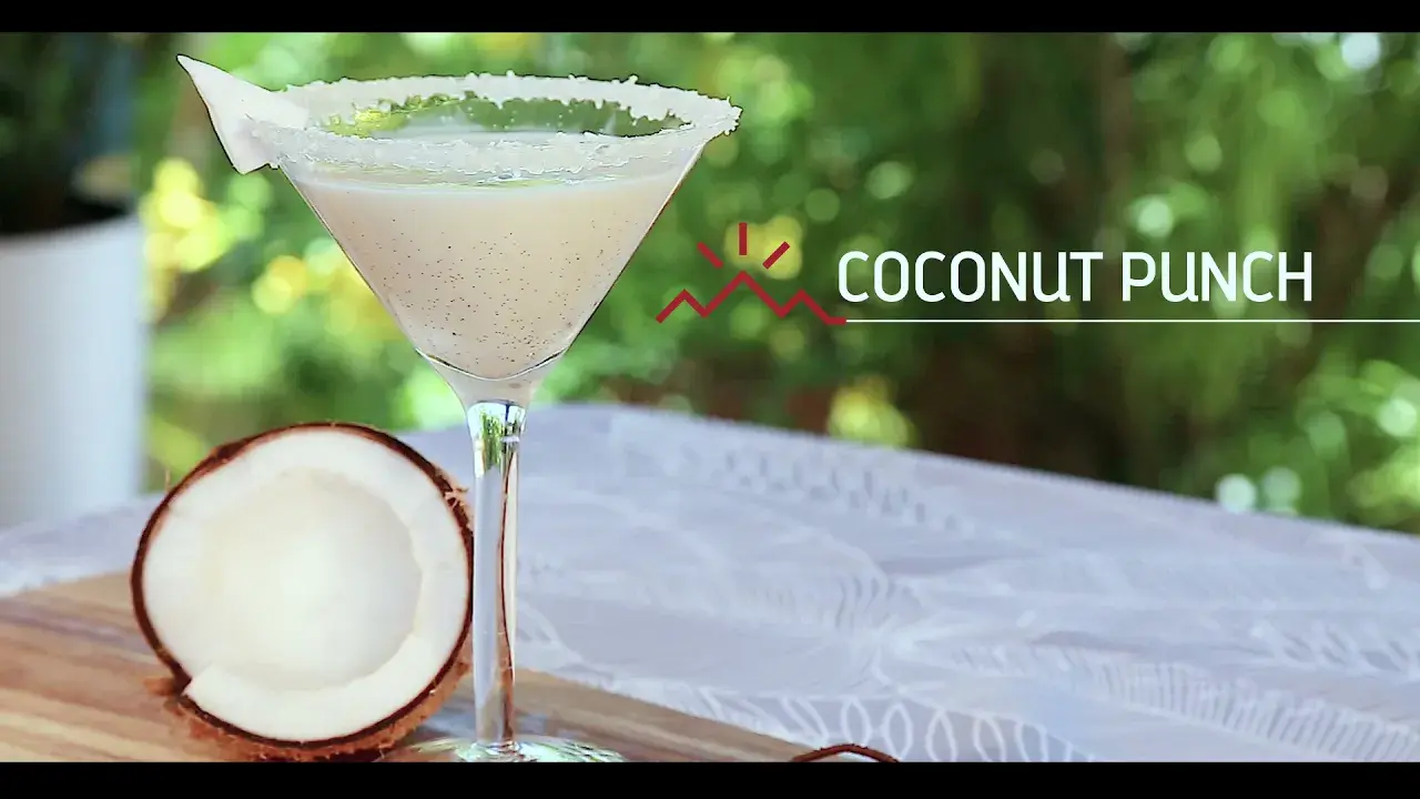 Reunionese creole recipe : Coconut punch